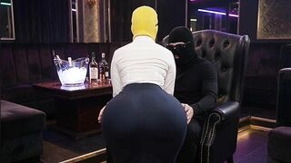 Hot Secretary Dancing and Twerking for Her Boss