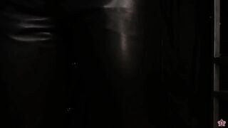 Lady Amber Encases Serf Mila Layers of Leather