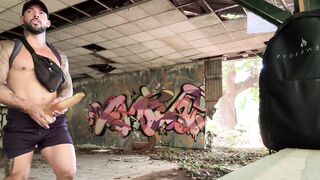 Nearly caught in Abandoned Building public outdoor screwing my self with dildos Jona Ortiz Ortizjona