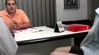 Lustful mother I'd like to fuck's Curly Cunt Stretched and Filled with Palpitating Schlong