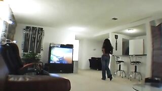 Youthful Ebony Cunt Tastes the Biggest Ebony Wang of Lexington Steele Cumming in Her Throat
