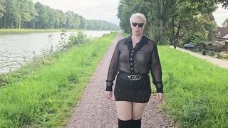 Banged Myself with My Sex tool by the Mittelland Canal
