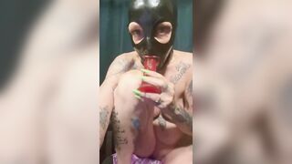 Masked Playing with Sex tool