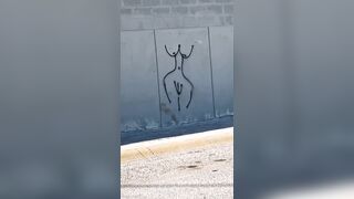 I went for a walk and came back wet in cum
