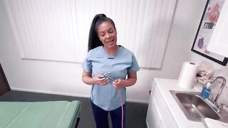 HAWT CURVY LALIN GIRL NURSE MAYA FARRELL TAKES A GIANT CUM EXAMPLE