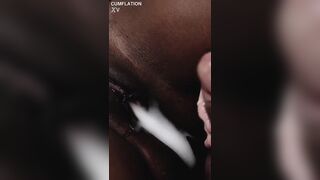 Black Stomach Inflation - Biggest Cumflation Sex