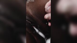 Black Stomach Inflation - Biggest Cumflation Sex