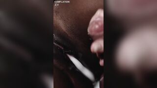 Black Stomach Inflation - Biggest Cumflation Sex