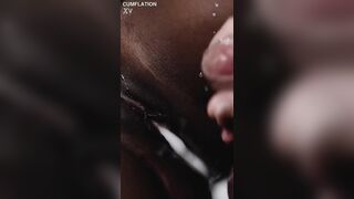 Black Stomach Inflation - Biggest Cumflation Sex