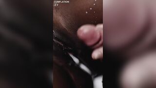 Black Stomach Inflation - Biggest Cumflation Sex