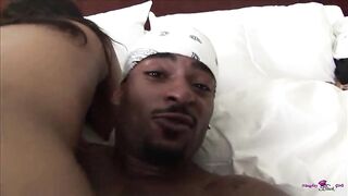 One time Kristi Kush gets a hold of his BBC her black pussy begins lust penetration