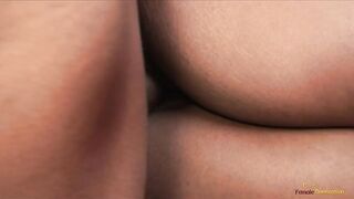 Man with a large ebony wang screws a redhead big beautiful woman after eating her snatch