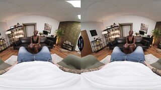 Swap Ebony Domina From Africa Titjob & Riding Large Wang When Called to Study - 360 Hawt VR Porn