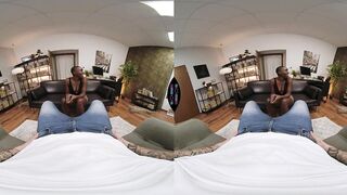 Swap Ebony Domina From Africa Titjob & Riding Large Wang When Called to Study - 360 Hawt VR Porn