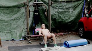 BTS - Exhibitionist, Lora Cross's Savage Outdoor Workout