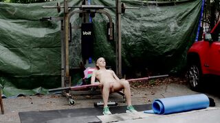BTS - Exhibitionist, Lora Cross's Savage Outdoor Workout