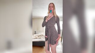 Hey boyz do u like the nasty little surprise below my suit?