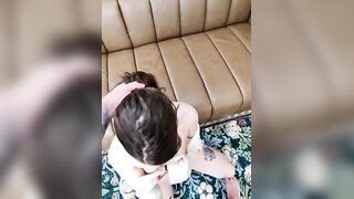 Trans Chick Services my Large Schlong - POV Oral pleasure and Facefucking - Asia Belle, Steve Rickz