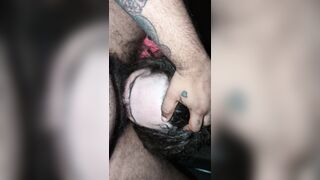 Ftm gets tdick edged by yielding baby gal squirt leaking off face