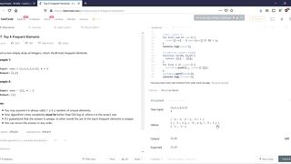 Top K Frequent Elements (Code With Me)