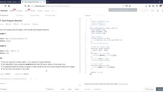 Top K Frequent Elements (Code With Me)