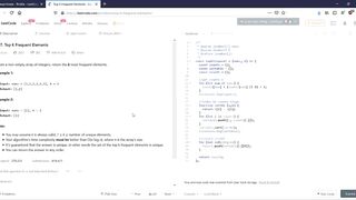 Top K Frequent Elements (Code With Me)