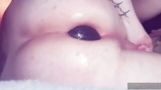 Anal małe masturbation with toys /anal fisting