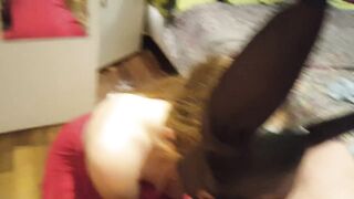 BLOW JOB Deepthroat gagging (cum in throat)