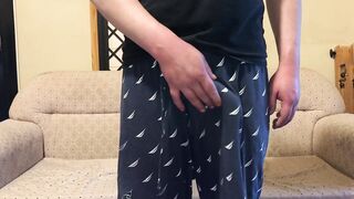 Anal Masturbation on the Bed