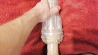 My Fleshlight Drains My Cum for the 5th Time This day