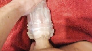 My Fleshlight Drains My Cum for the 5th Time This day