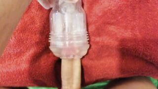 My Fleshlight Drains My Cum for the 5th Time This day