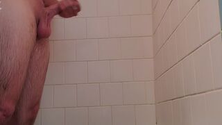 Stroking in the shower!!