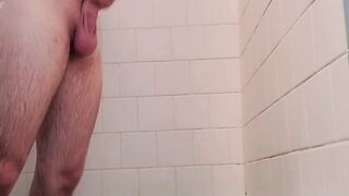 Stroking in the shower!!