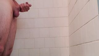 Stroking in the shower!!