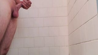 Stroking in the shower!!