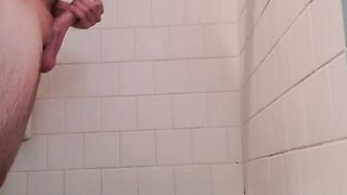 Stroking in the shower!!