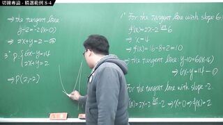 [無套中出][黑人][壯碩][羅莉]【張旭微積分】微分篇主題八：切線專論 - 精選範例 8-4 - 2020 版