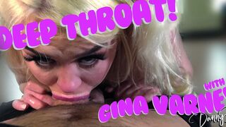 British Golden-haired Wench Gina Varney Gets Her Mouth Screwed Impure