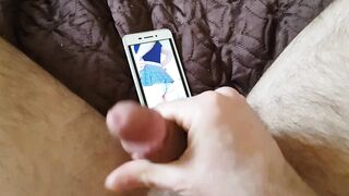Stud is Watching A Episode With Transvestites. Jerking Off Hasband Large Wang.