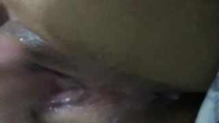 Petite latin chick squirtS by anal