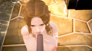 GOLDEN-HAIRED SCREWED CG ANIME