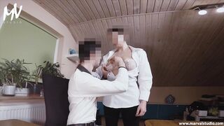 ♥ MarVal - I banged with my boss in his office and this guy cum inside me - saggy boobs - mother I'd like to fuck - POV ♥