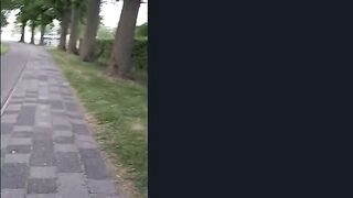 Publoc Pee desperation during a walk