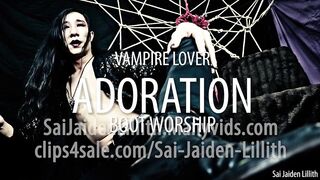 Vampire Lover Adoration Boot Worship (Teaser) with SaiJaidenLillith (Solo)