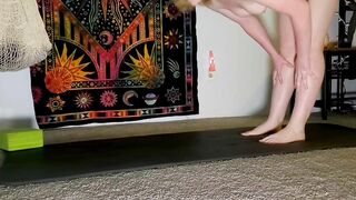 Downward dog vinyasa