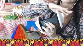 SFW ASMR 3DIO FESTA JUNINA SONS DE MASTIGAÇÃO ~ ASMR Português ~ Eating Sounds