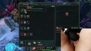 Playing League of Legends with a sex-toy on my clitoris #1 Luna