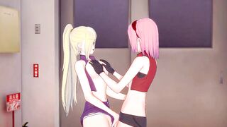 [Natuto] Ino x Sakura(cg comics)