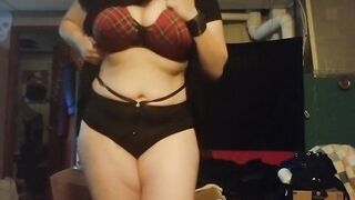 Emo hotty undresses her suit off for u